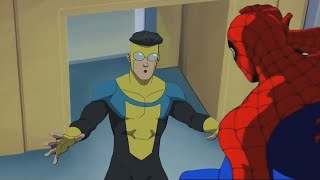 invincible actually meets spiderman