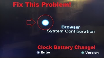 How to replace Sony Playstation 2 PS2 CR2032 clock battery