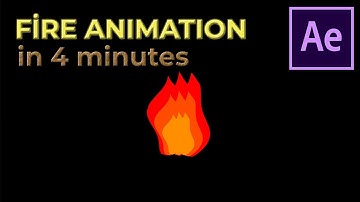 Easy Cartoon Fire Animation || NO PLUGINS || Adobe After Effects Tutorials