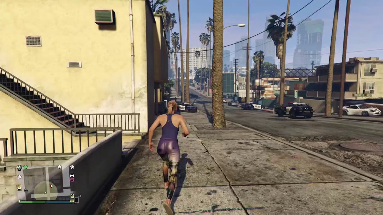 GTA Online cop run over