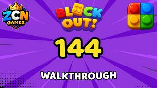 Block Out! Color Sort Puzzle Level 144 Walkthrough | Full Solution screenshot 2