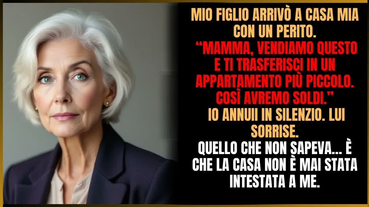 Mio figlio arrivò con un perito： “Vendiamo tutto e te ne vai ” Ma non sapeva che…