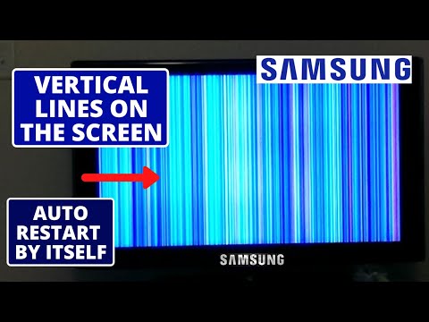 How To Fix SAMSUNG TV Vertical Lines On Screen - Off   On by itself    LED TV Easy Troubleshooting