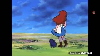 Anime The Wonderful Wizard of Oz 1986 Tornado scene