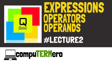 QBASIC || Operator, Operand and Expression || #Lecture2