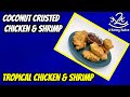 Keto Coconut Crusted Chicken &amp; Shrimp