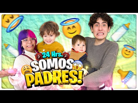 24 HORAS SIENDO PAPAS DE DOS BEBES😱 | Susy Mouriz