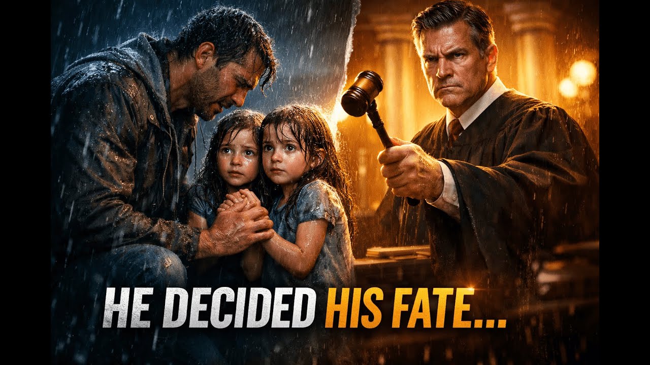 Poor Single Dad Helps Stranded Twin Girls — Unaware Their Father Is the Judge Who Controls His Fate