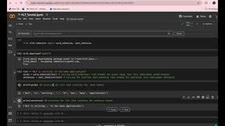 NLP Tutorial 2:  Explaining the sent_tokenize and word_tokenize functions in NLTK