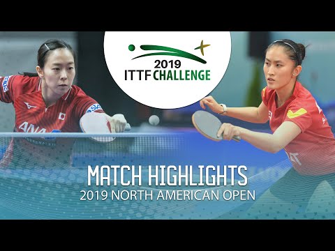 Kasumi Ishikawa vs Zhang Sofia-Xuan | 2019 ITTF North American Open Highlights (R64)