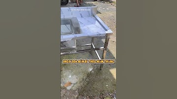 Chậu rửa công nghiệp 1m6 – 2 hộc inox 304 Thiết kế 2 hộc rửa lớn tiện lợi