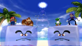 Mario Party 4 - Mario vs Waluigi Vs Yoshi Vs Donkey Kong - Minigame