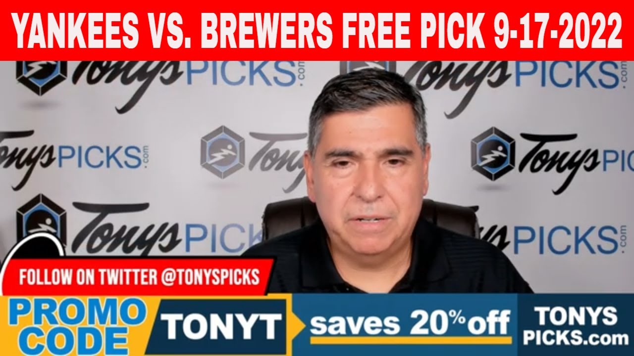 MLB Odds: Yankees-Brewers prediction, odds and pick - 9/17/2022