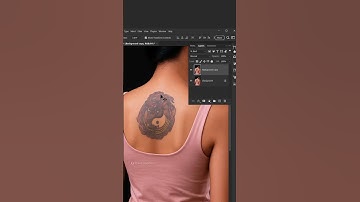 How to remove a tattoo   Photoshop short tutorial