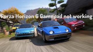 Forza Horizon 6 gamepad not working Steering Wheel not detected fix gamepad issue Controller fix