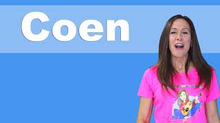 Name Game Song Coen | Learn to Spell the Name Coen | Patty