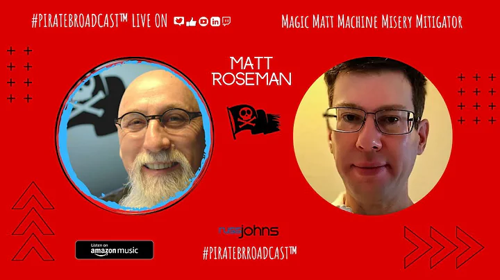 Catch Matt Roseman on the #PirateBroadcast