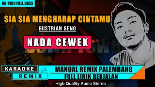 SIA SIA MENGHARAP CINTAMU || KARAOKE REMIX PALEMBANG