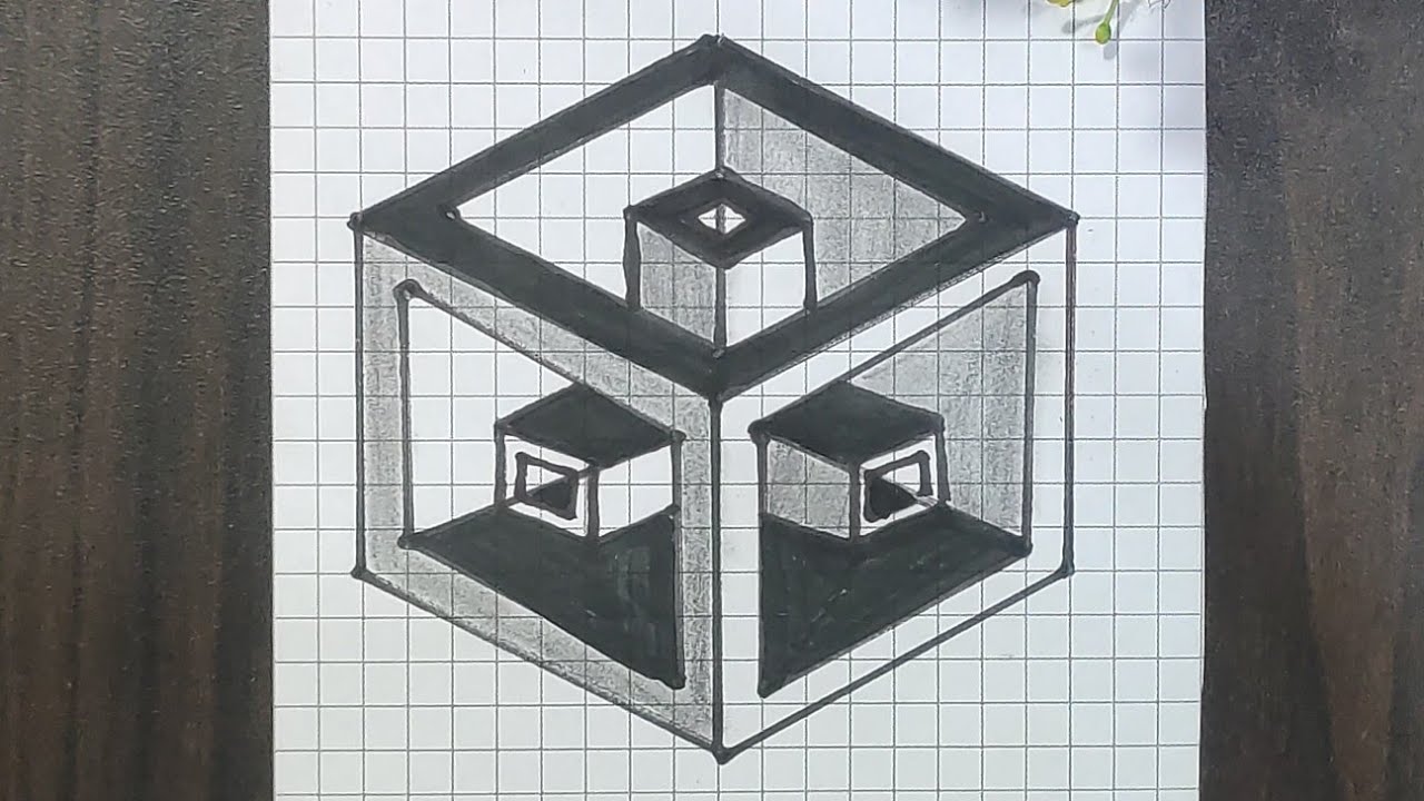 3D Drawing How To Draw 3d Cube On Paper art 3d drawing viral 3d-drawing-how-to-draw-3d-cube-on-paper-art-3d-drawing-viral