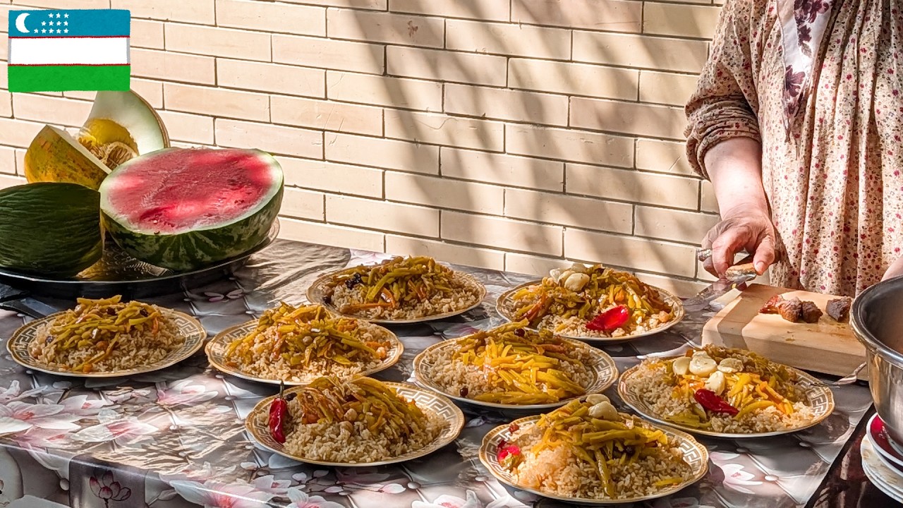 ウズベキスタン旅3｜ウマルさんの家でプロフ作って食べた、衝撃