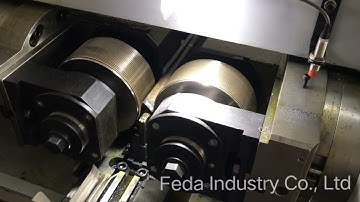 automatic thread rolling machine for making external thread on steel bars#threadrollingmachine