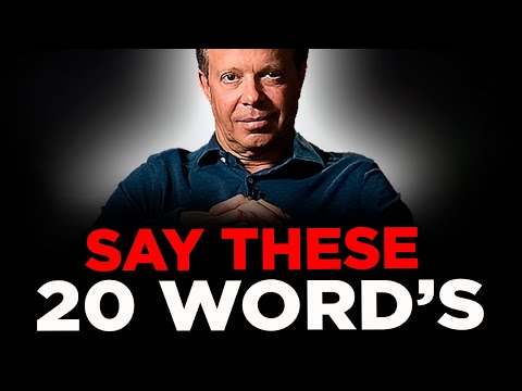 Joe Dispenza : Manifest Anything With These 20 WORDS Script!! Almost Instantly! ( EP - 01 )