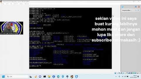 video tutorial mengelola file dan direktori pada linux ubuntu server