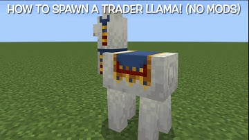 How To Spawn A Trader Llama Without The Wandering Trader