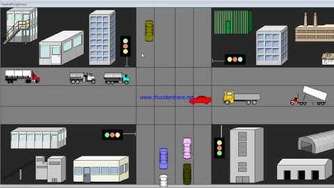 Scada traffic light English language