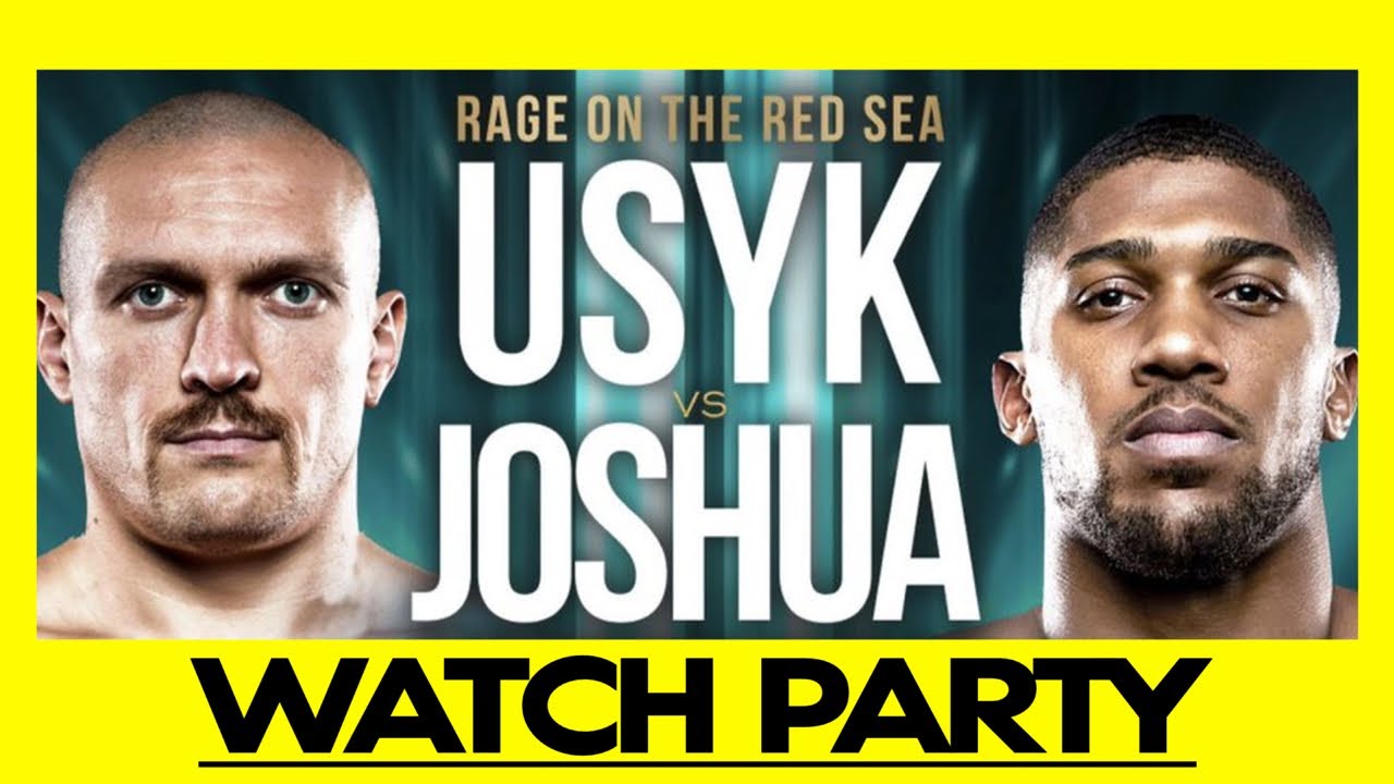 🔴Oleksandr Usyk vs Anthony Joshua 2 LIVE Watch Party Round by Round Commentary