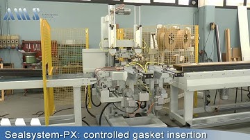 Sealsystem-PX: controlled gasket insertion on door frame elements