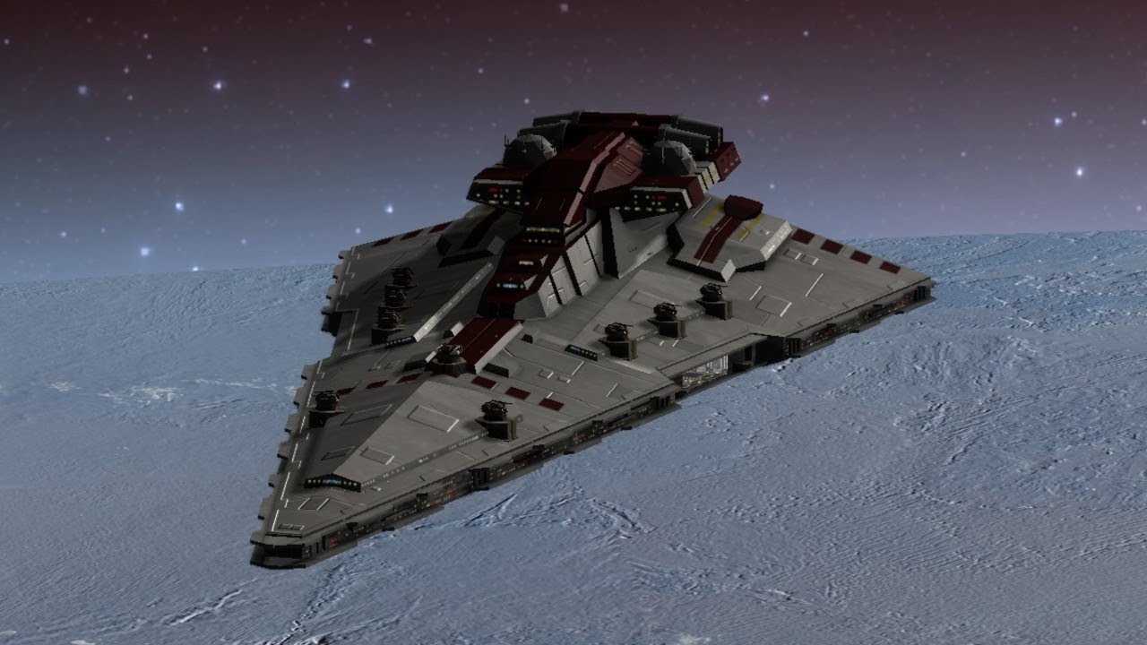 New Provocator Star Destroyer vs Providence Destroyer - Star Wars Empire at War Remake NPC Battle