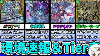 【神環境では？！】残り3日！ND環境速報＆Tier表！【鬼園るい】【デュエル・マスターズプレイス】【デュエプレ】【デュエマ】【虹帝∞命動】