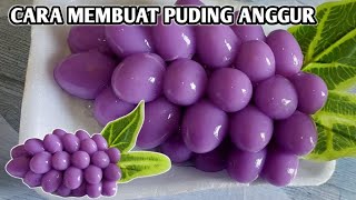 CARA MEMBUAT PUDING ANGGUR || MUDAH DAN PRAKTIS BANGET || #pudingviral #pudinganggur #jellyball