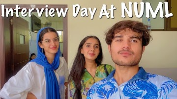 Interview Day At NUML Fall 2022.