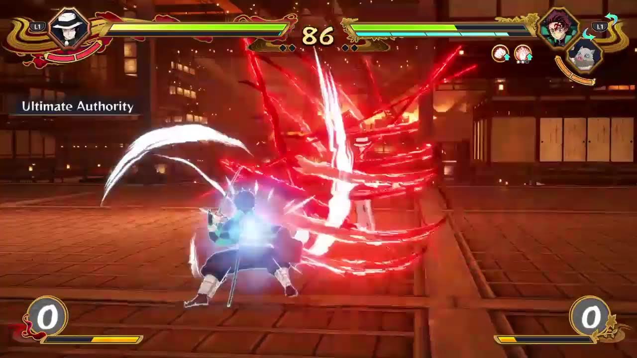 Demon slayer 2 testando a DLC de AKAZA castelo infinito E tanjiro castelo infinito