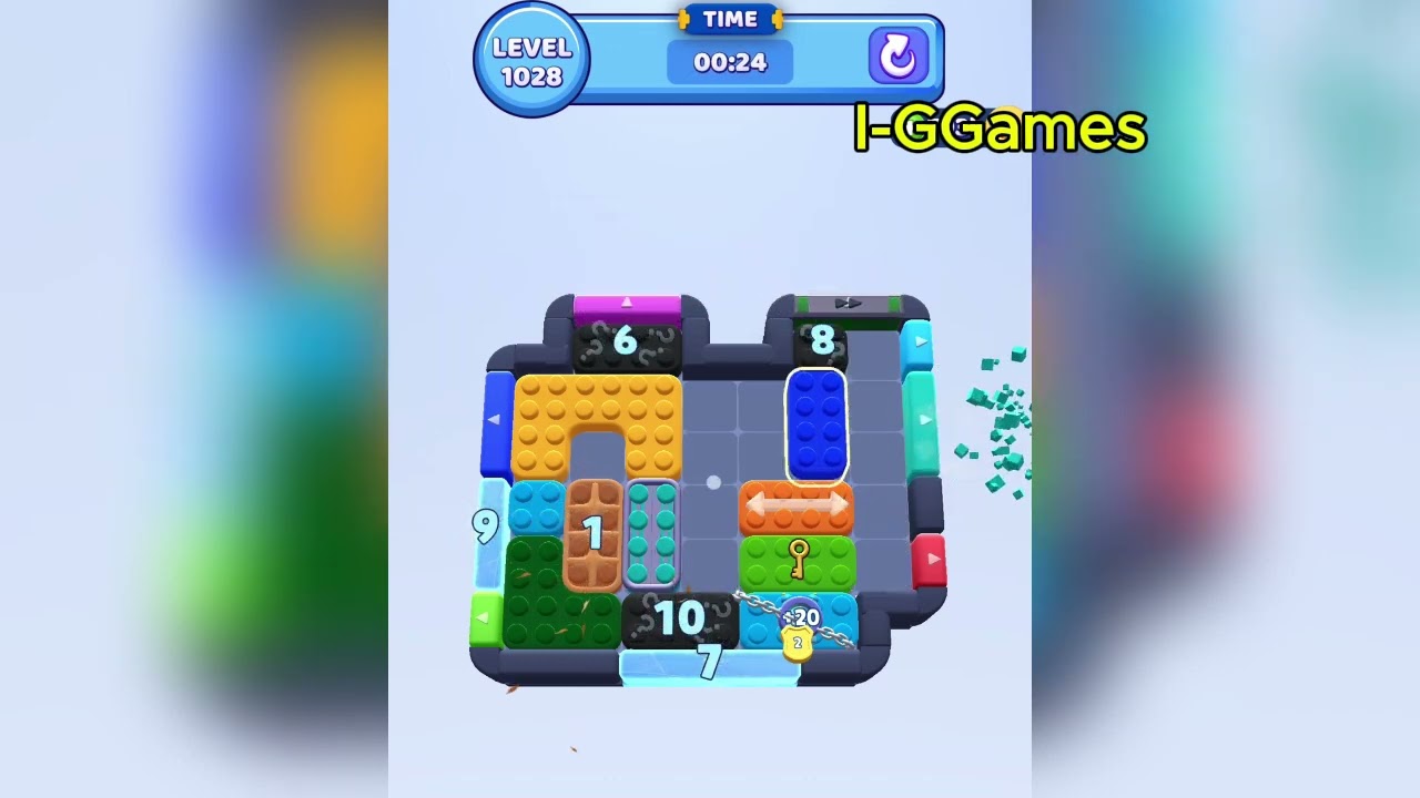 Color Block Jam Level 1028 - YouTube