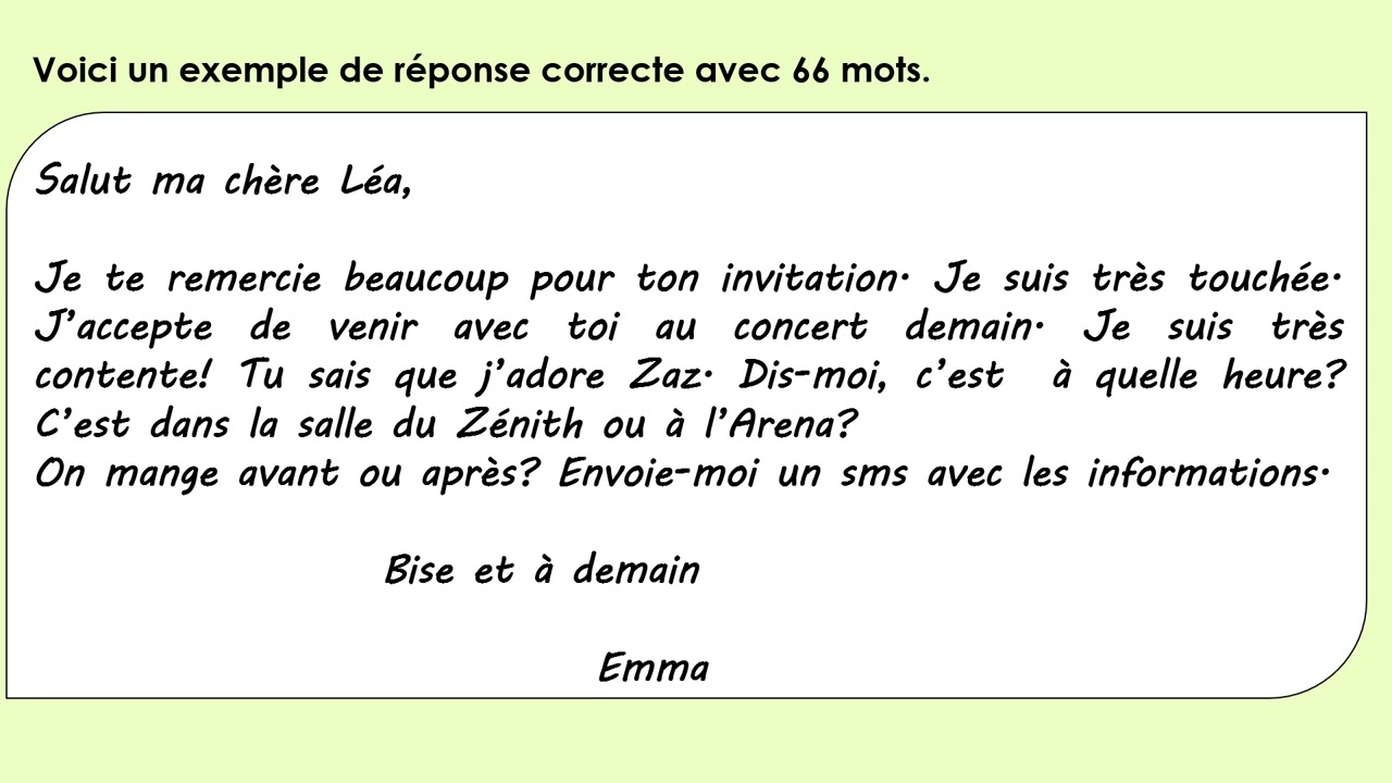 FLE FLS ÉCRIRE Préparer le DELF A2. Écrire un message pour remercier 1/4