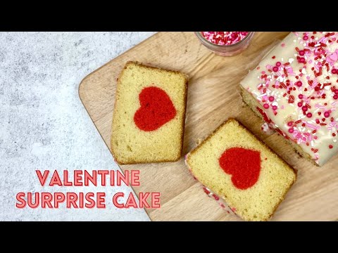 VALENTINE SURPRISE CAKE  Surprise heart cake inside