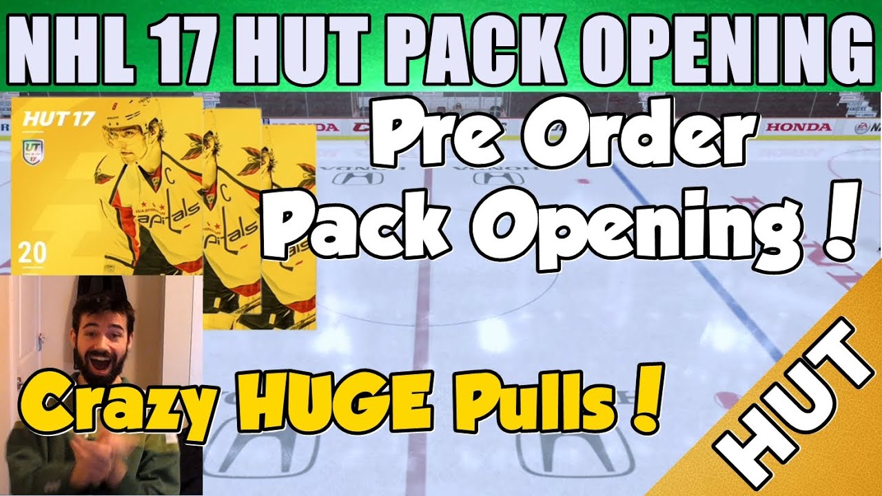 NHL 17 Pre Order Pack Opening! - NHL 17 HUT - Hockey Ultimate Team - HUGE Pulls!