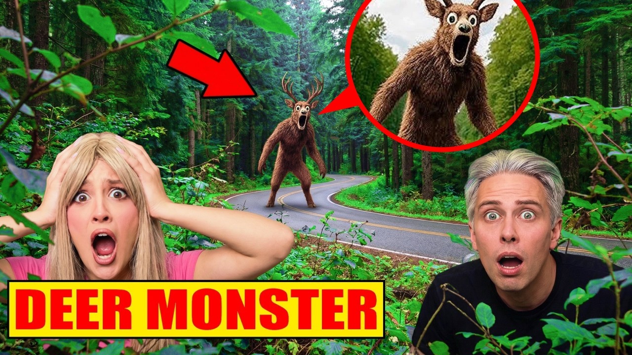 МОЙ ДРОН СНЯЛ РЕАЛЬНОГО Deer Monster 99 Nights в Реальной Жизни!