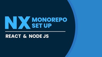 NX Monorepo setup with React and Node JS