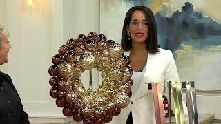 Kringle Express Ombre Shatterproof Ornament Wreath/Garland on QVC