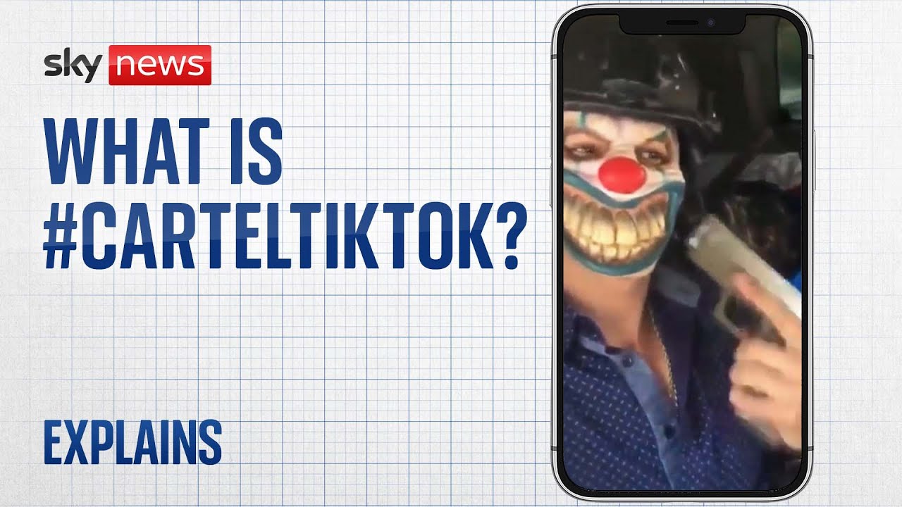 Film backdrop image for Why are Mexican drug cartel members posting on TikTok? (2023)
