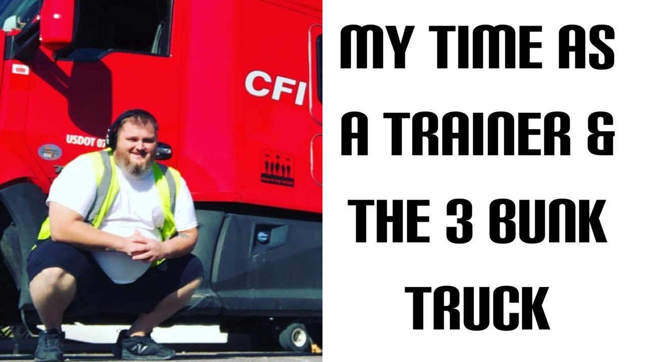 Truck Driver Training 3 Bunk Truck CR England CFI Trucking YouTube