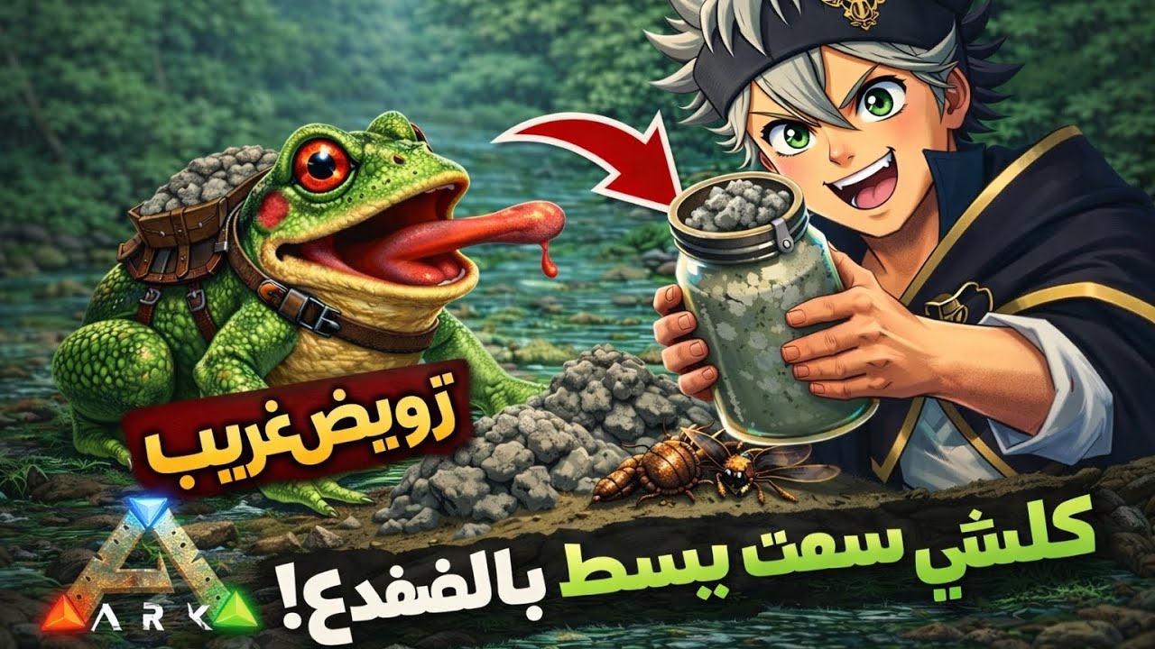 ارك مبايل سينقل بلاير || #8⃣ اغرب ترويض 🤣 ترويض ضفضدع 🐸 و كلتش اصطوري 😱