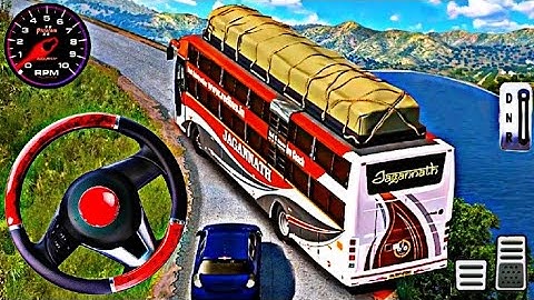 Indian Bus Driver Simulator 2024 - Mobile First Bus Transporter Driving - Android GamePlay