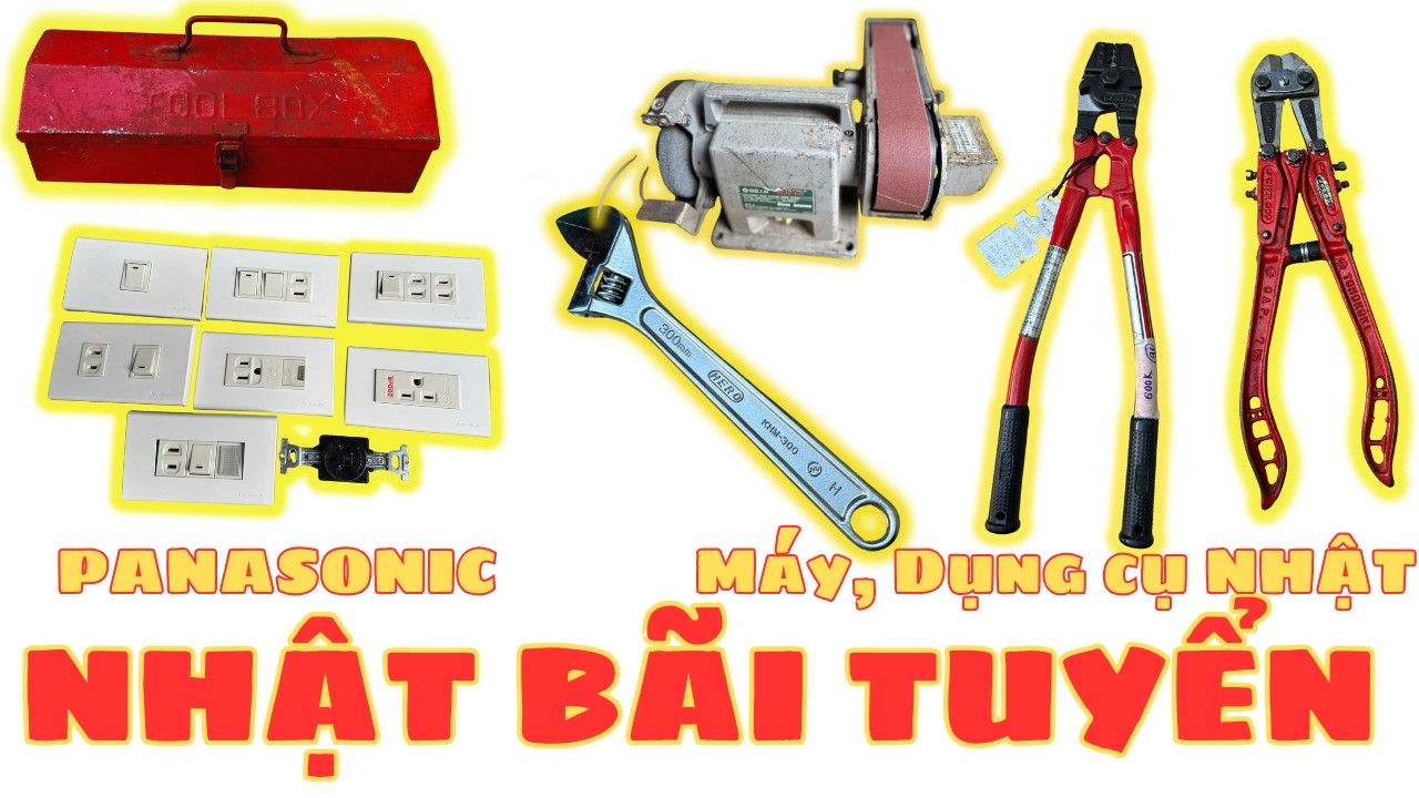 Hàng Chất Lượng Cho Thợ: Kìm Cộng Lực – Kìm Cos – Ổ Cắm Panasonic – Lọc Nguồn Audio Nhật