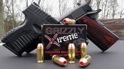 GRIZZLY XTREME .45 ACP +P AMMO TEST!!! 