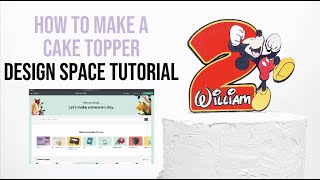 Cricut design space for beginners  Cricut design space  cake topper Cricut  cake topper tutorial